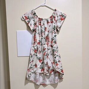 Poof Girl size M girls one piece shorts jumpsuit